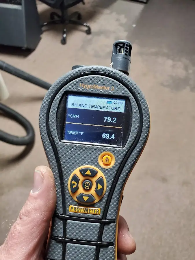 Moisture meter humidity assessment for Mold Remediation & Removal in Arkansas City